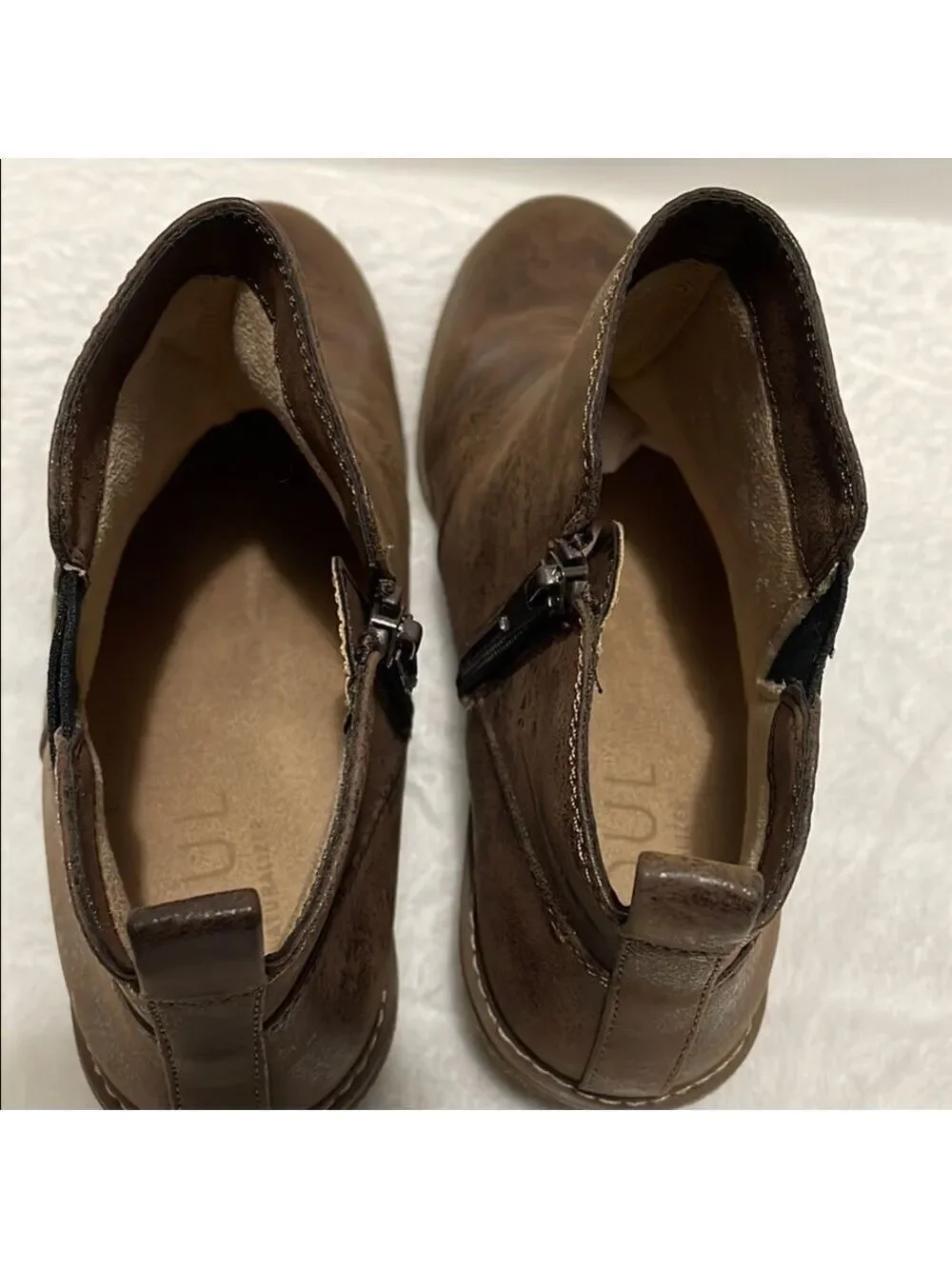 NWOB Soul Naturalizer Brown Ankle Boots Sz 8.5W